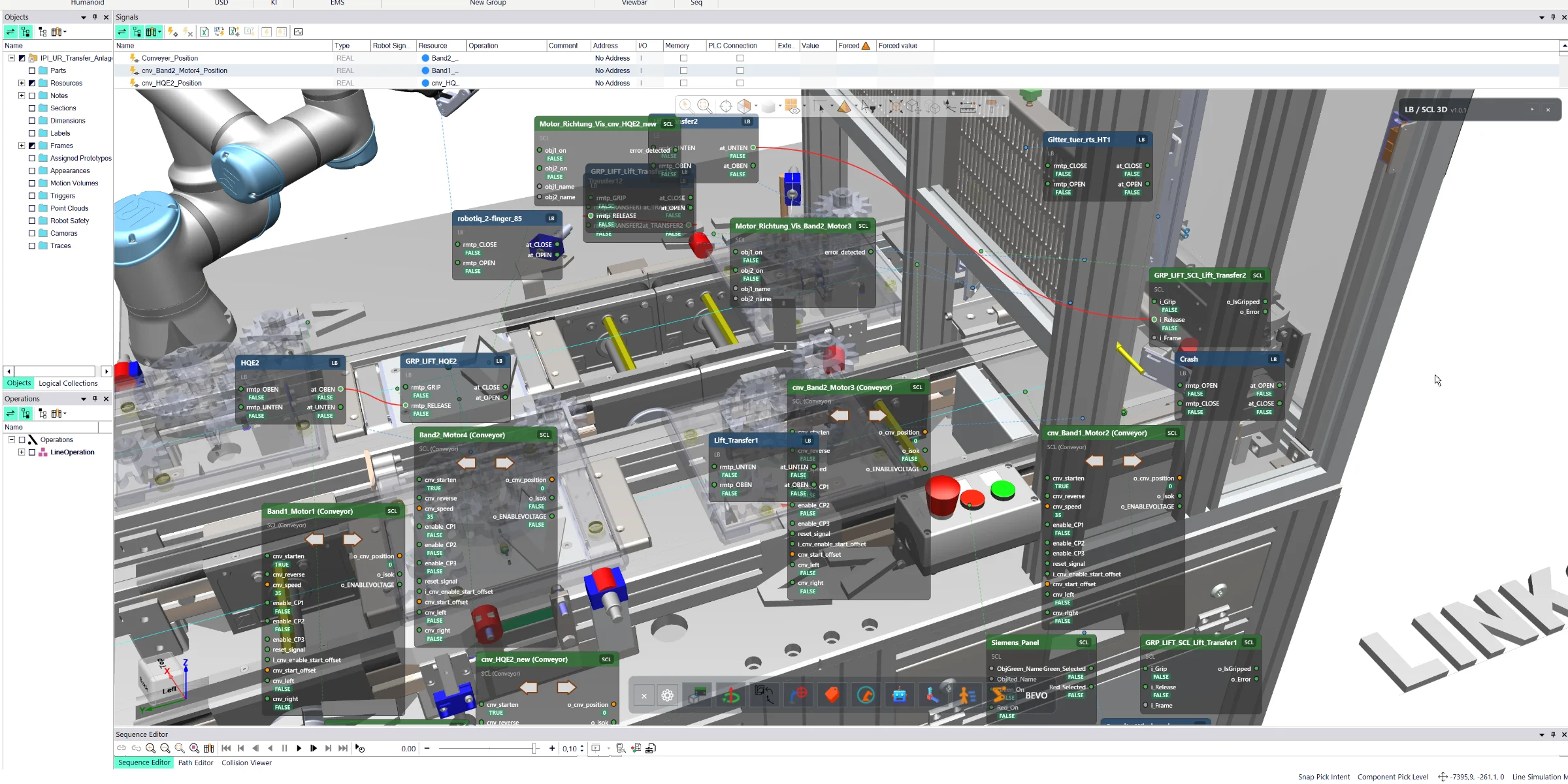 3D Virtual Commissioning Viewer – Process Simulate solution